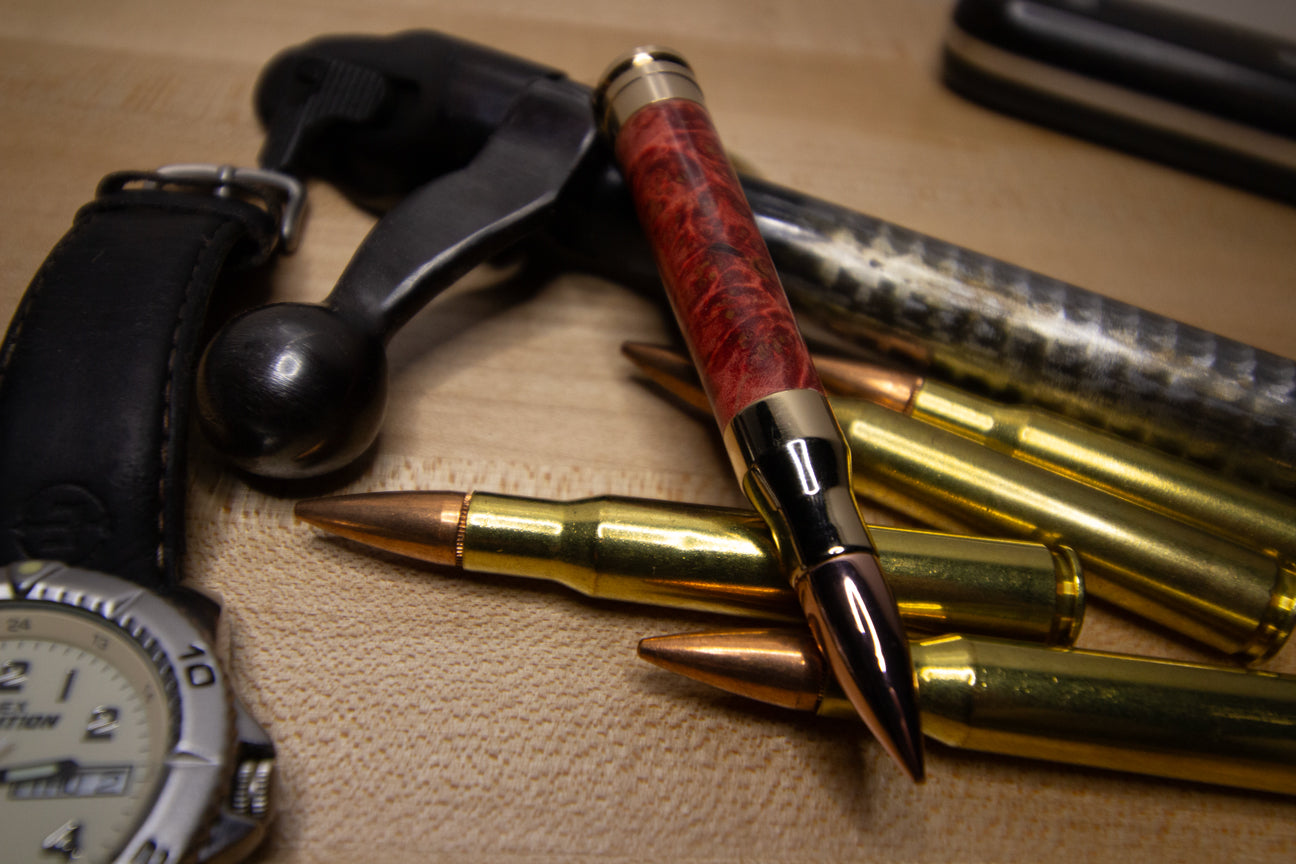 Bullet Keychain with hidden compartment Large