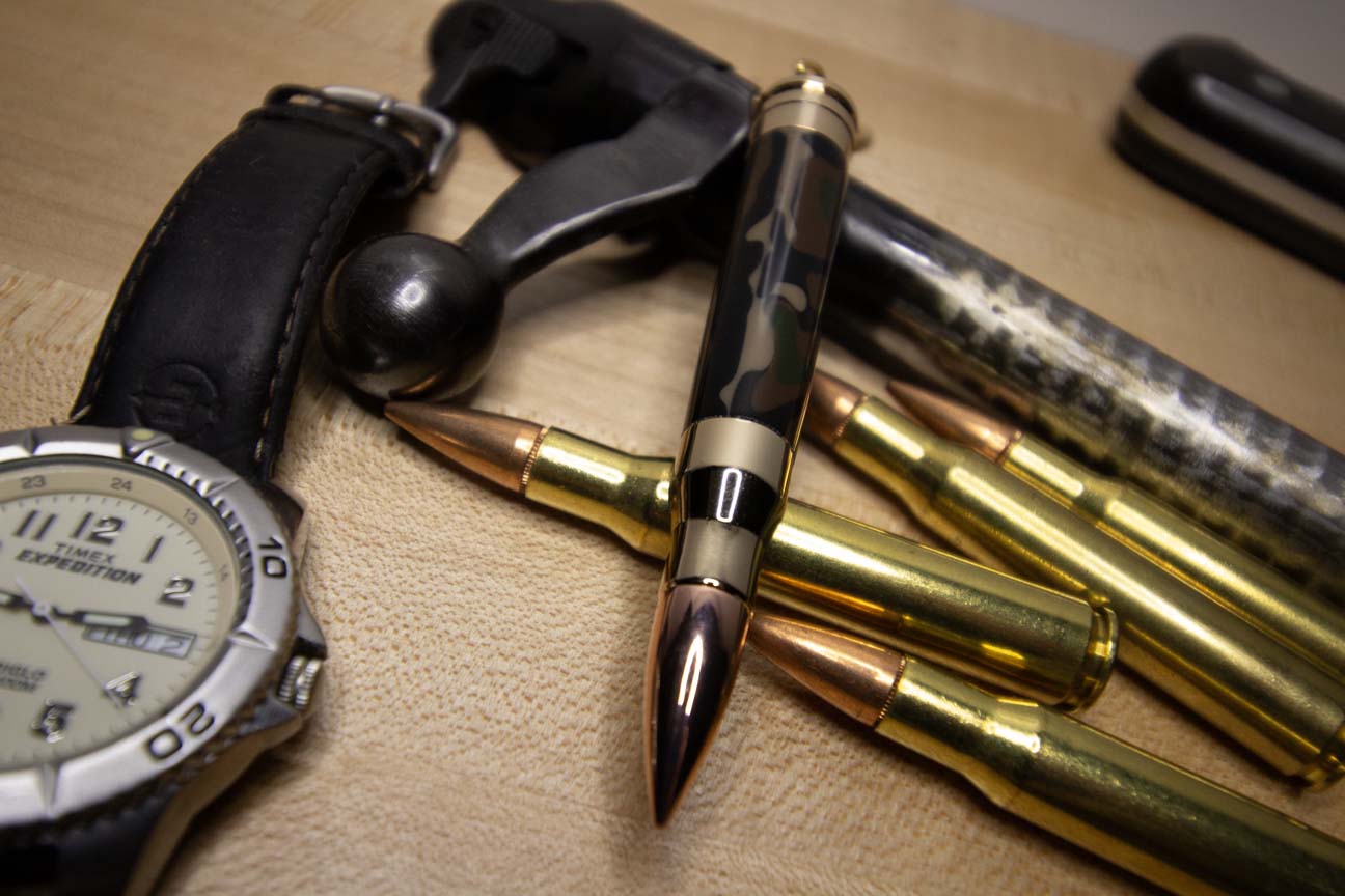 Bullet Keychain with hidden compartment Large